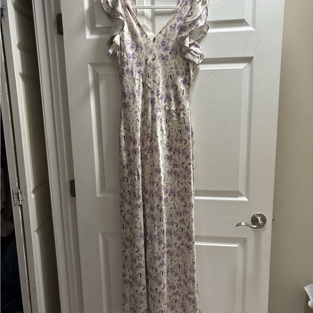 Floral Ruffle Maxi Dress